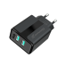 Мережевий зарядний пристрій Grand-X CH-15B (2xUSB 2.1A) Black (CH-15B)