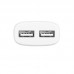 Мережевий зарядний пристрій Hoco C12 (2USB, 2.4А) White (C12MW) + кабель MicroUSB