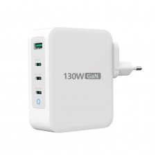 Мережевий зарядний пристрій J5create GaN USB-C 130W White (JUP43130E-EN)