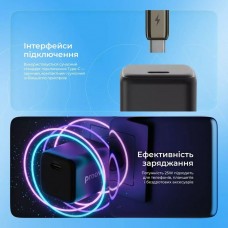 Мережевий зарядний пристрій Proove Pocket GaN 25W Black (WCPG25010201)