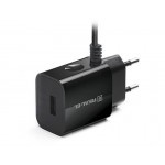Мережевий зарядний пристрій REAL-EL CH-217 (2USB, 2.1A) Black + кабель Lightning (EL123160016)
