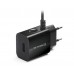 Мережевий зарядний пристрій REAL-EL CH-217 (2USB, 2.1A) Black + кабель Lightning (EL123160016)