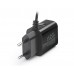 Мережевий зарядний пристрій REAL-EL CH-217 (2USB, 2.1A) Black + кабель Lightning (EL123160016)