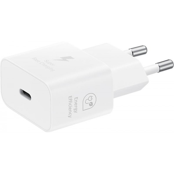 Мережевий зарядний пристрій Samsung 25W Type-C White (EP-T2510NWEGEU)