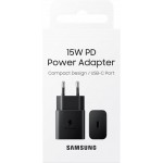 Мережевий зарядний пристрій Samsung EP-T1510X Black, 1хUSB Type-C, 15W (EP-T1510NBEGEU) Мережевий зарядний пристрій Samsung EP-T1510X Black, 1хUSB Type-C, 15W (EP-T1510NBEGEU)