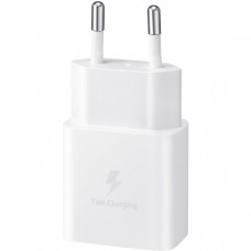 Мережевий зарядний пристрій Samsung EP-T1510X White, 1хUSB Type-C, 15W + кабель USB Type-C (EP-T1510XWEGEU)