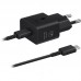 Мережевий зарядний пристрій Samsung EP-T2510XBEGEU Black, 25W + кабель USB Type-C (EP-T2510XBEGEU)