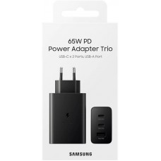 Мережевий зарядний пристрій Samsung Trio 65W Black (EP-T6530NBEGEU)