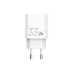 Мережевий зарядний пристрій Sigma mobile X-power 33W GaN, PD, QC (1xUSB-C + 1xUSB-A) White (PS33-01) Мережевий зарядний пристрій Sigma mobile X-power 33W GaN, PD, QC (1xUSB-C + 1xUSB-A) White (PS33-01)