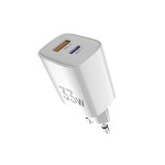 Мережевий зарядний пристрій Sigma mobile X-power 33W GaN, PD, QC (1xUSB-C + 1xUSB-A) White (PS33-01) Мережевий зарядний пристрій Sigma mobile X-power 33W GaN, PD, QC (1xUSB-C + 1xUSB-A) White (PS33-01)