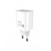 Мережевий зарядний пристрій Sigma mobile X-power 33W GaN, PD, QC (1xUSB-C + 1xUSB-A) White (PS33-01)