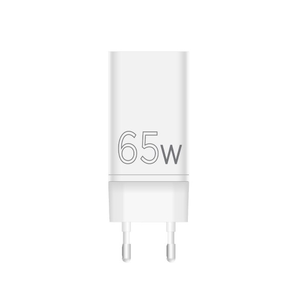 Мережевий зарядний пристрій Sigma mobile X-power 65W GaN, PD, QC (2xUSB-C + 1xUSB-A) White (PS65-01)