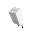 Мережевий зарядний пристрій Sigma mobile X-power 65W GaN, PD, QC (2xUSB-C + 1xUSB-A) White (PS65-01) Мережевий зарядний пристрій Sigma mobile X-power 65W GaN, PD, QC (2xUSB-C + 1xUSB-A) White (PS65-01)