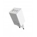 Мережевий зарядний пристрій Sigma mobile X-power 65W GaN, PD, QC (2xUSB-C + 1xUSB-A) White (PS65-01)