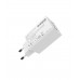 Мережевий зарядний пристрій Sigma mobile X-power 65W GaN, PD, QC (2xUSB-C + 1xUSB-A) White (PS65-01)
