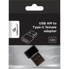 Адаптер Cablexpert USB Type-C - USB (F/M), Black (A-USB2-AMCF-02) Адаптер Cablexpert USB Type-C - USB (F/M), Black (A-USB2-AMCF-02)