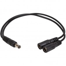 Адаптер PowerPlant DC - 2xDC (M/M), 5.5x2.1мм, Black (CA914890)