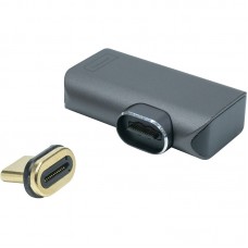 Адаптер PowerPlant USB Type-C - DisplayPort (M/F) Black (CA914265)