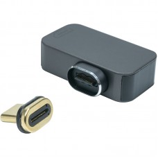 Адаптер PowerPlant USB Type-C - HDMI (M/F) Black (CA914302)