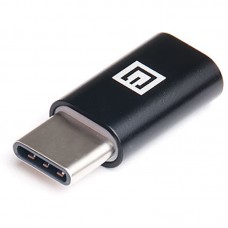Адаптер REAL-EL micro USB - USB Type-C (F/M), Black (EL123500018)