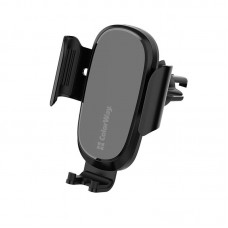 Бездротовий зарядний пристрій ColorWay Air Vent Car Wireless Charger 15W Black (CW-CHAW038Q-BK)