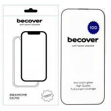 Захисне скло BeCover для Apple iPhone 14 Pro Max 10D Black (711328)