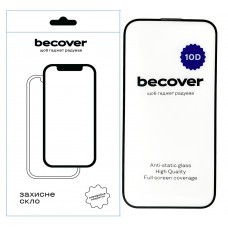 Захисне скло BeCover для Apple iPhone 15 10D Black (711329)