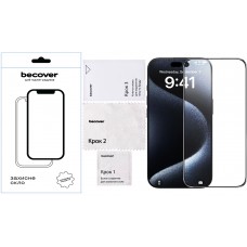 Захисне скло BeCover для Apple iPhone 16 Plus Black (712123)