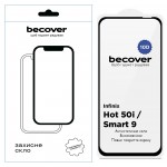 Захисне скло BeCover для Infinix Smart 9 (X6532) Black, 10D (712711) Захисне скло BeCover для Infinix Smart 9 (X6532) Black, 10D (712711)