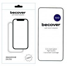 Захисне скло BeCover для Samsung Galaxy S25 SM-S931 Black 10D (712721)