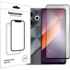 Захисне скло BeCover для Tecno Pova 6 (LI7) Black (711580)