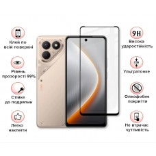 Захисне скло BeCover для Tecno Pova 7 Neo (LJ6) Black (714920) Захисне скло BeCover для Tecno Pova 7 Neo (LJ6) Black (714920)