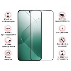 Захисне скло BeCover для Xiaomi 14 Black (710789)