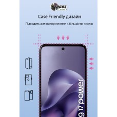 Захисне скло Dengos для Motorola Moto G17/G17 Power Black Full Glue (TGFG-446)
