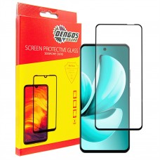 Захисне скло Dengos для Realme C71 Black Full Glue (TGFG-412)