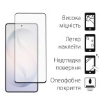 Захисне скло Dengos для Samsung Galaxy S26 SM-S942 Black Full Glue (TGFG-442)