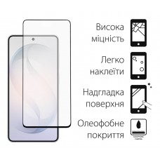 Захисне скло Dengos для Samsung Galaxy S26 SM-S942 Black Full Glue (TGFG-442)