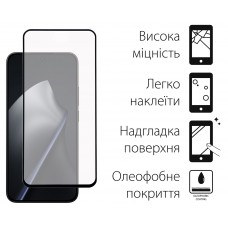 Захисне скло Dengos для Xiaomi 15T/15T Pro Black Full Glue (TGFG-430)