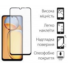 Захисне скло Dengos для Xiaomi Redmi 13С Black Full Glue (TGFG-337)
