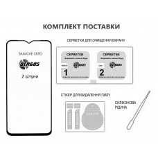 Захисне скло Dengos для Xiaomi Redmi Note 15 Pro 4G Black Full Glue (DG-TG2P-100) 2 шт.