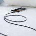 Кабель Anker 322 USB-A - USB-C 1.8 м, Black (A81H6G11)