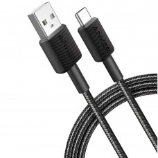 Кабель Anker 322 USB-A - USB-C 1.8 м, Black (A81H6G11)