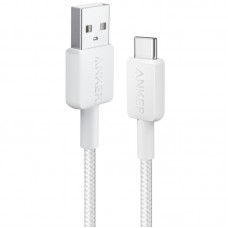 Кабель Anker 322 USB-A - USB-C, 0.9м, White (A81H5H21/A81H5G21)