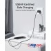 Кабель Anker Upcycled-Braided USB-C - USB-C (M/M), 240W, 0.9 м, Black (A82E2H11)