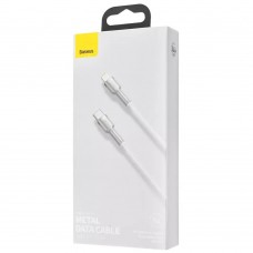 Кабель Baseus Cafule Metal USB Type-C-Lightning, 20W, 1м Black (6953156202061) Кабель Baseus Cafule Metal USB Type-C-Lightning, 20W, 1м Black (6953156202061)