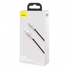 Кабель Baseus Cafule Metal USB-Lightning, 2.4A, 1м White (6953156202252) Кабель Baseus Cafule Metal USB-Lightning, 2.4A, 1м White (6953156202252)