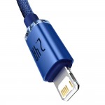 Кабель Baseus Crystal Shine USB - Lightning (M/M), 2.4A, 2 м Blue (CAJY000103) Кабель Baseus Crystal Shine USB - Lightning (M/M), 2.4A, 2 м Blue (CAJY000103)