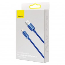Кабель Baseus Crystal Shine USB - Lightning (M/M), 2.4A, 2 м Blue (CAJY000103) Кабель Baseus Crystal Shine USB - Lightning (M/M), 2.4A, 2 м Blue (CAJY000103)