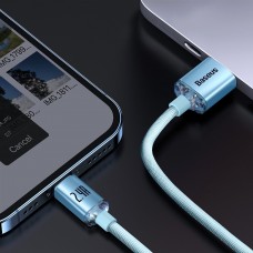 Кабель Baseus Crystal Shine USB - Lightning (M/M), 2.4A, 2 м Sky Blue (CAJY001203) Кабель Baseus Crystal Shine USB - Lightning (M/M), 2.4A, 2 м Sky Blue (CAJY001203)