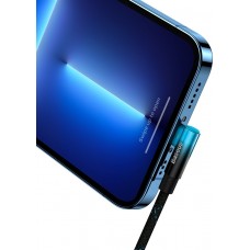 Кабель Baseus MVP 2 USB Type-C - Lightning (M/M), 20W, 1 м Black/Blue (CAVP000221) Кабель Baseus MVP 2 USB Type-C - Lightning (M/M), 20W, 1 м Black/Blue (CAVP000221)